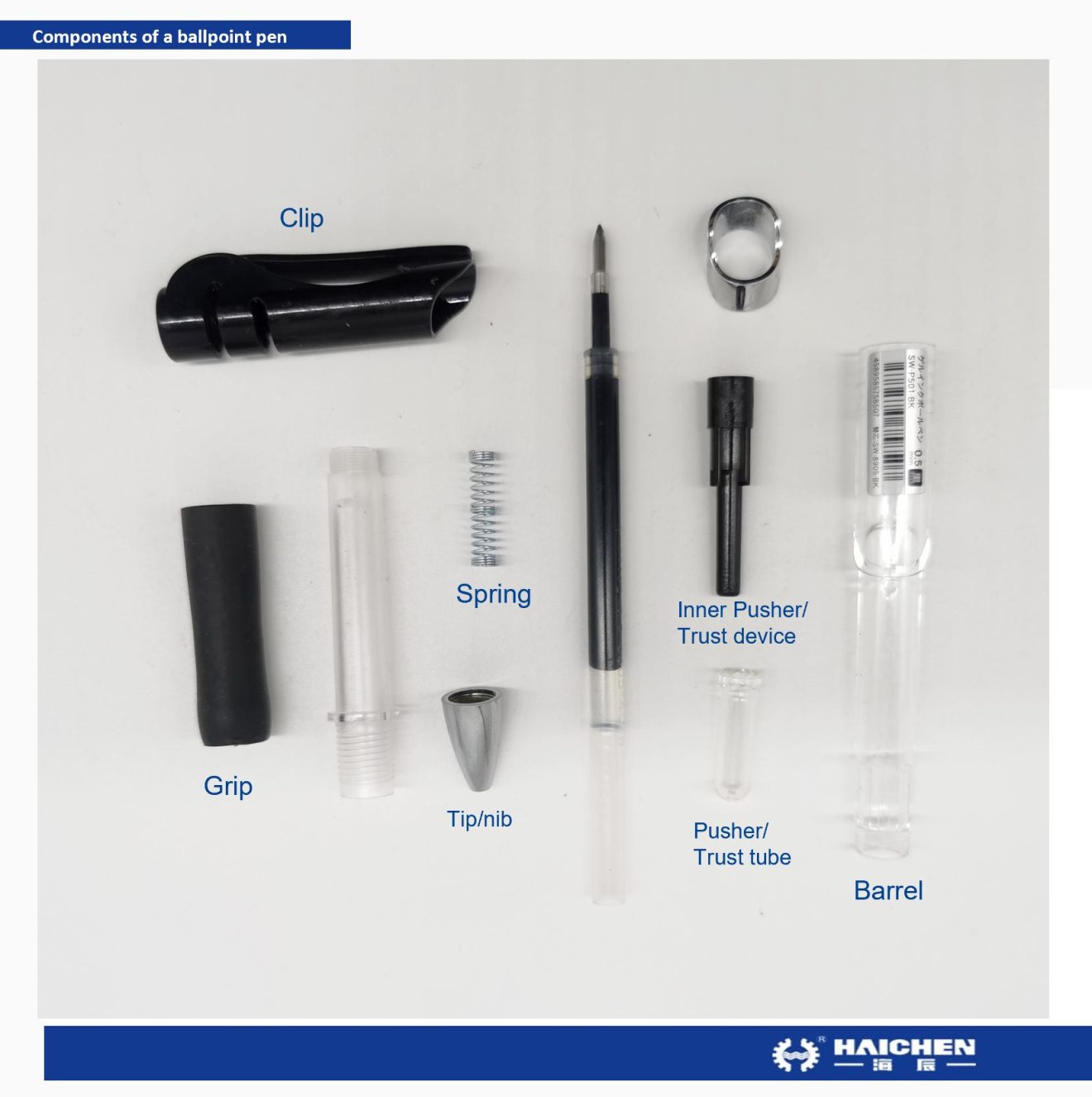 Spring Pen Ballpoint Pens Manufacturing Application - Haichen