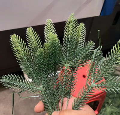 Plastic plant made by injection molding machine