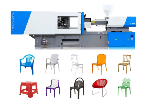 Plastic chair making machine application