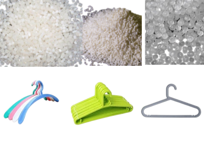 Plastic hangers raw materials