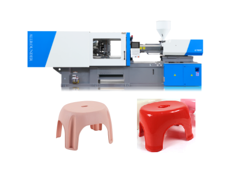 minimum machine to produce a plastic stool