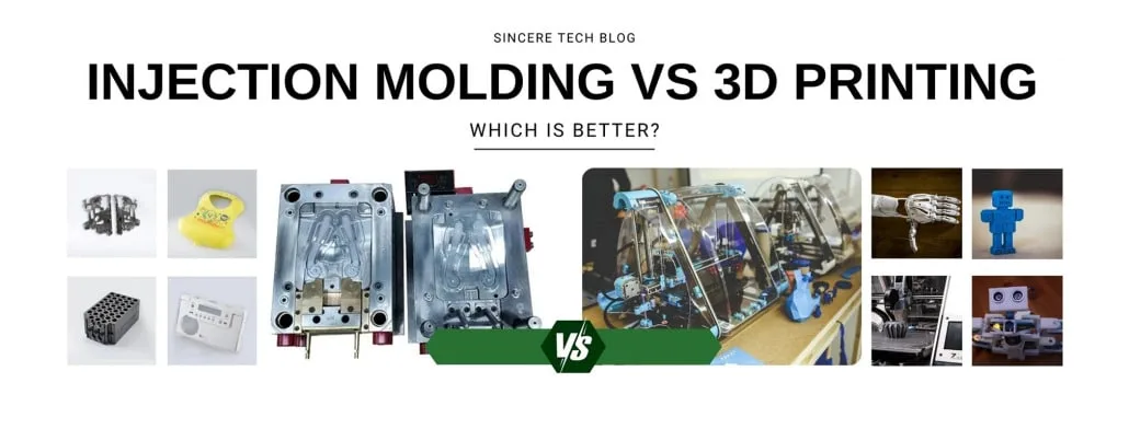 Core difference between Injection molding vs 3d printing - Haichen