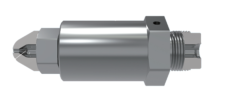 Filter & mixing nozzle for plastic injection