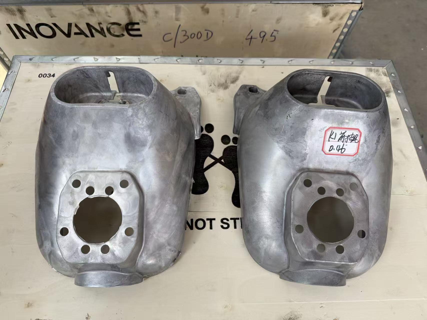 Semi-solid magnesium electric bike front housings